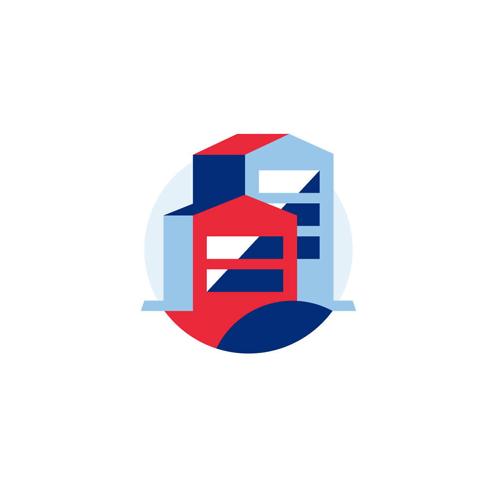 Megabank. Morgage icon